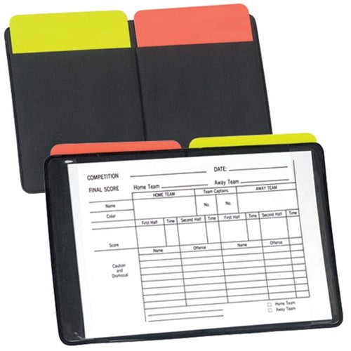 Referee cards with wallet